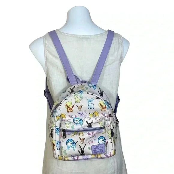 Loungefly Pokemon eeve Eeveelutions Mini Backpack anime - Picture 1 of 7
